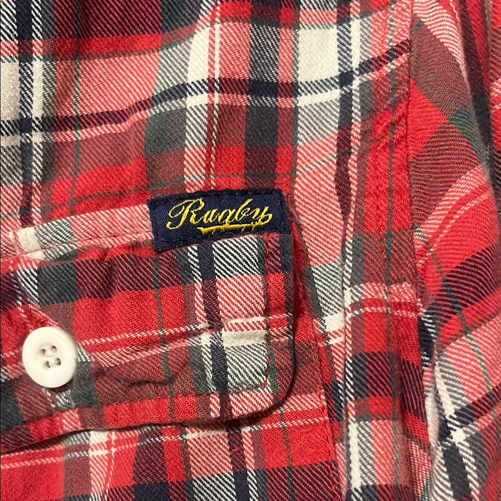PYREX VISION FLANNEL SHIRT vtg virgil abloh off white kanye ralph lauren rugby